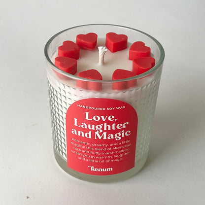 LOVE, LAUGHTER AND MAGIC CANDLE