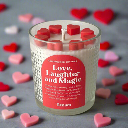 LOVE, LAUGHTER AND MAGIC CANDLE