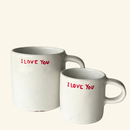 Love Notes Handmade Pottery Mug  💌