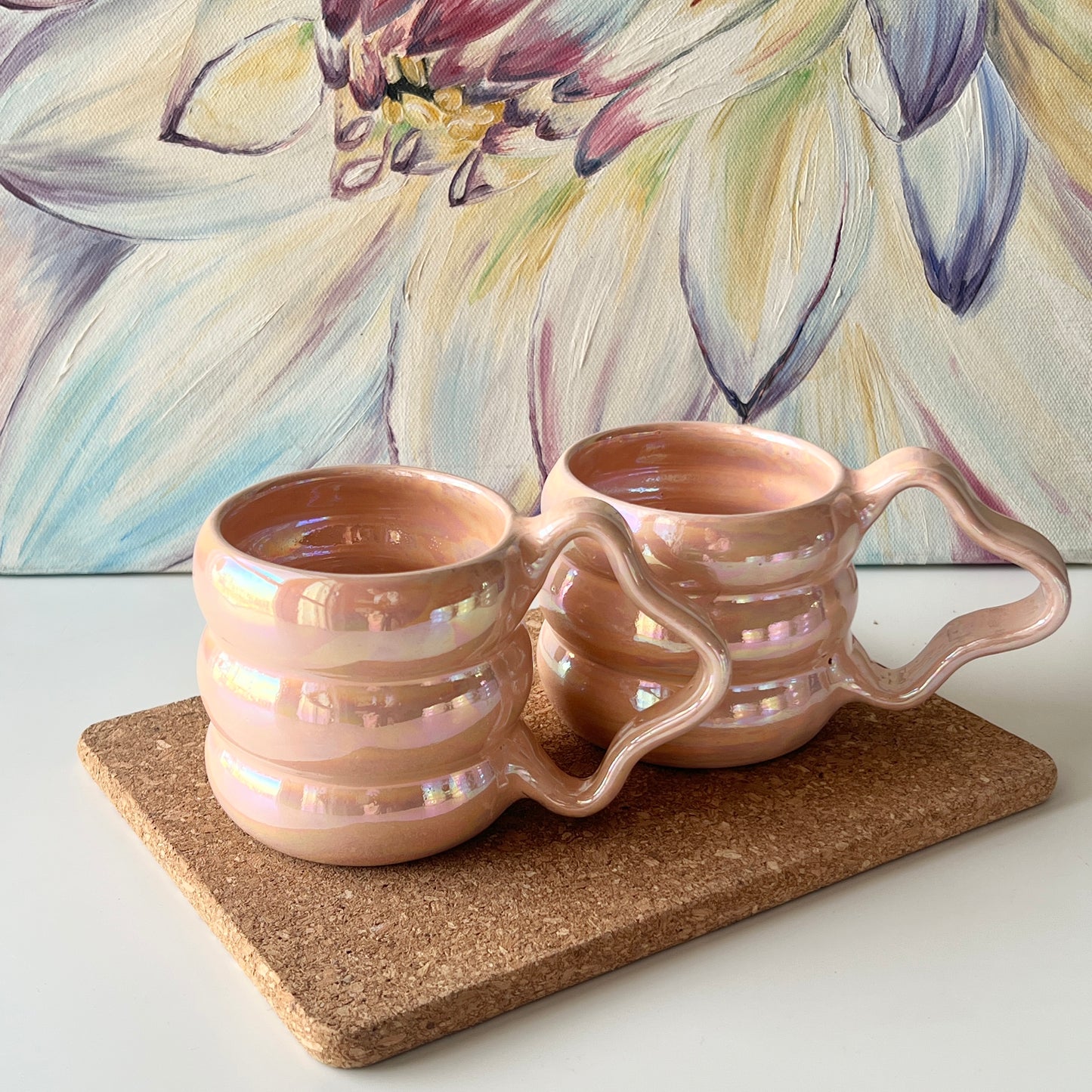 Bubbly Coffee Mug - Rose