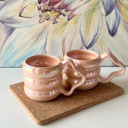 Bubbly Coffee Mug - Rose