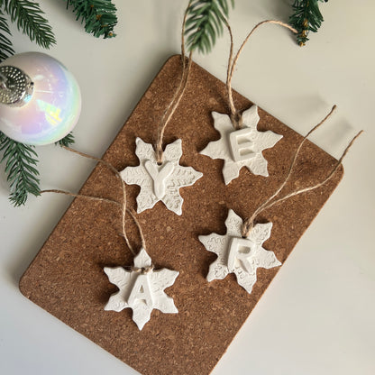 Letter Ornament – Handmade & Customizable