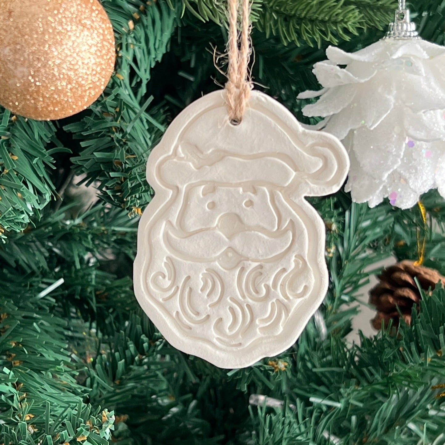 Scented Santa Christmas Ornament - Handmade & Customizable