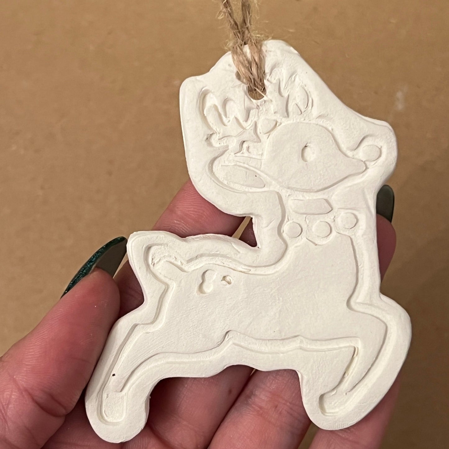 Scented Reindeer Ornament – Handmade & Customizable