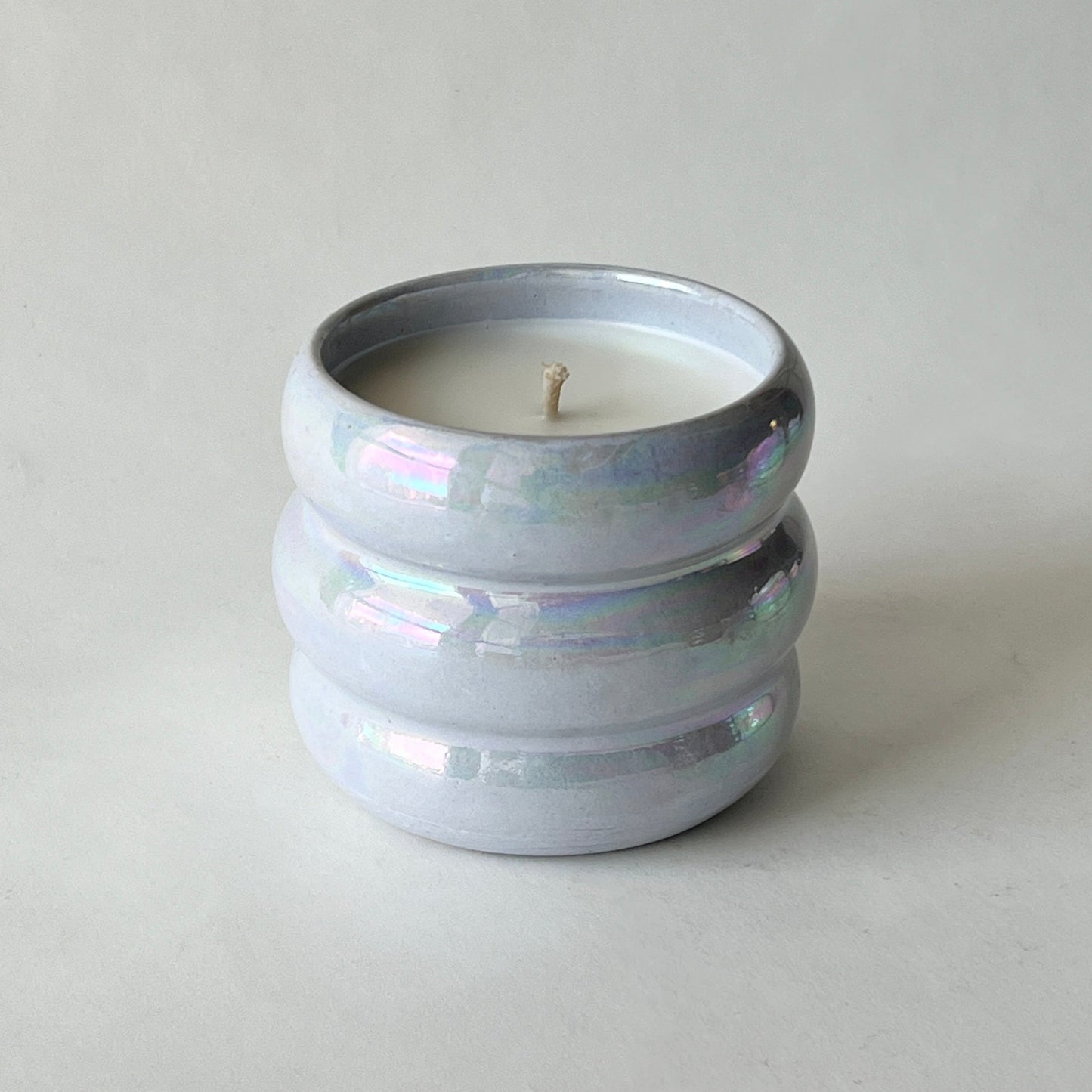 Bubbly Pottery Candle - Lavender