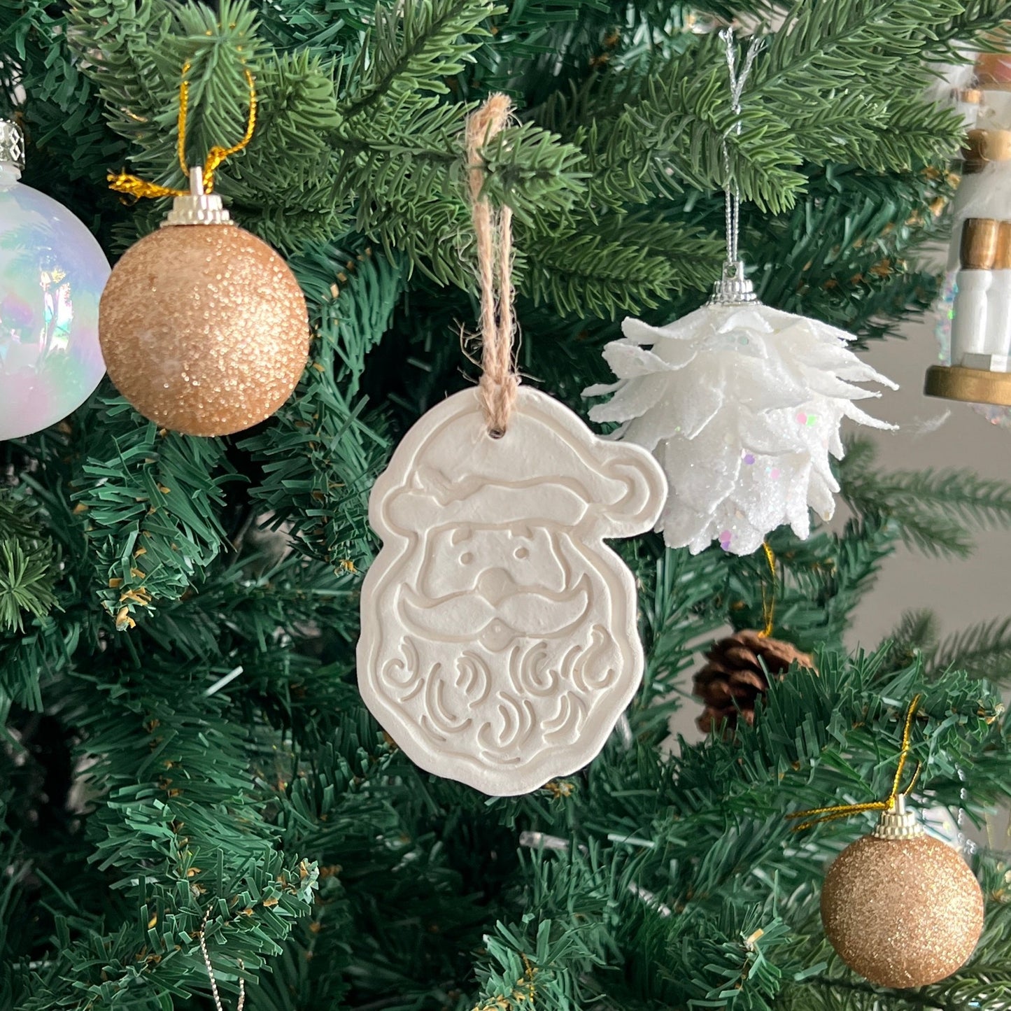 Scented Santa Christmas Ornament - Handmade & Customizable