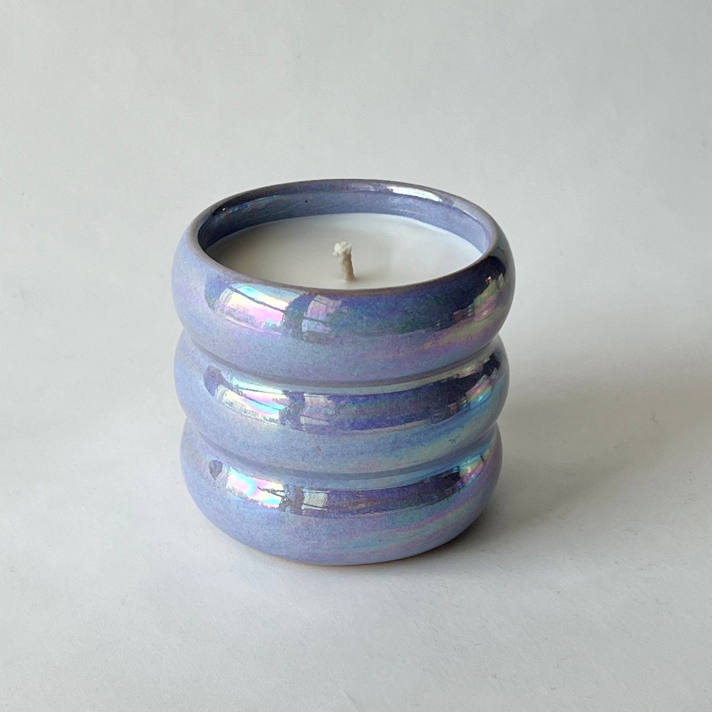 Bubbly Pottery Candle - Lavender