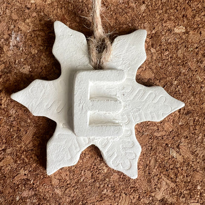 Letter Ornament – Handmade & Customizable